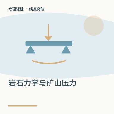 岩石力学与矿山压力·绩点突破配图