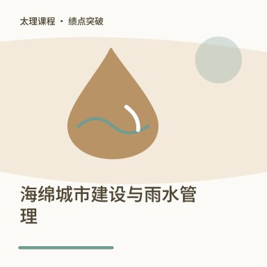 海绵城市建设与雨水管理·绩点突破配图
