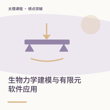生物力学建模与有限元软件应用·绩点突破配图