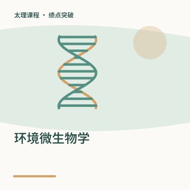 环境微生物学·绩点突破配图